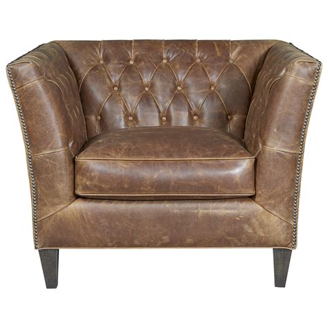 Universal Leather 682513 706 Traditional Duncan Chair In Diamond Tufted