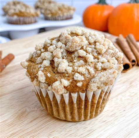Easy Pumpkin Muffins With Streusel Topping Barefoot In The Pines