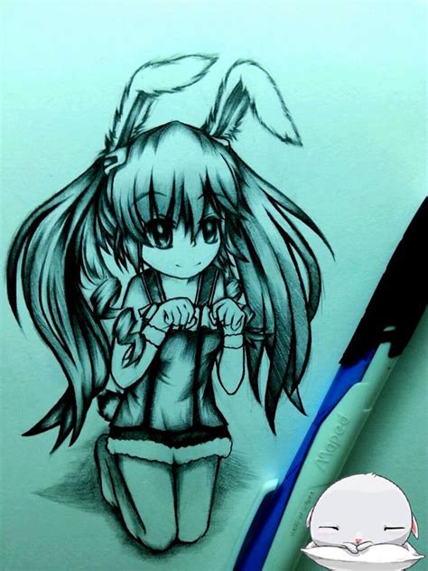Anime Bunny By Eighsu On Deviantart