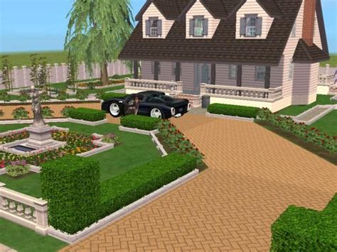 Mod The Sims Stately Southern Circular Driveway