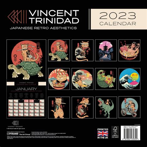 Vincent Trinidad Calendar Vincent Trinidad 2023 Randoms