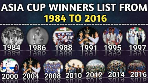See more ideas about asia cup 2018, asia cup, asia. Asia Cup Winners List Since From 1984 To 2016 | Asia Cup ...