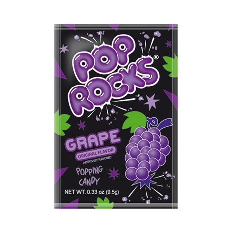 Pop Rocks Grape Popping Candy 95g 033oz American Food Mart