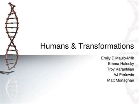 Ppt Humans And Transformations Powerpoint Presentation Free Download
