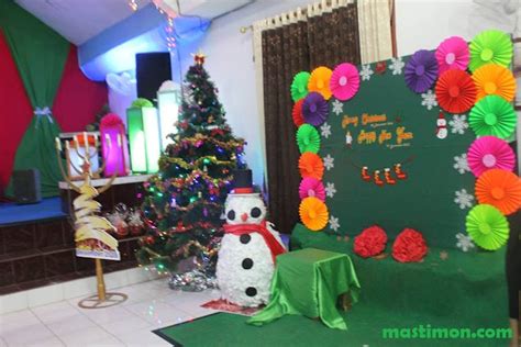 Dekorasi Panggung Natal Sekolah Minggu Paling Unik