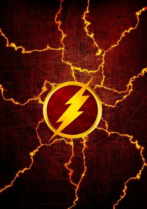 Flash Symbol With Lightning Flash Wallpaper Flash Logo The Flash