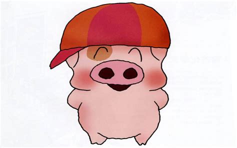 Funny Pig Cartoon Wallpaper