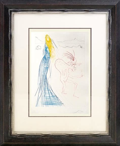 Sold Price Salvador Dali Embossed Etching Hand Signed And Numbered January AM CST