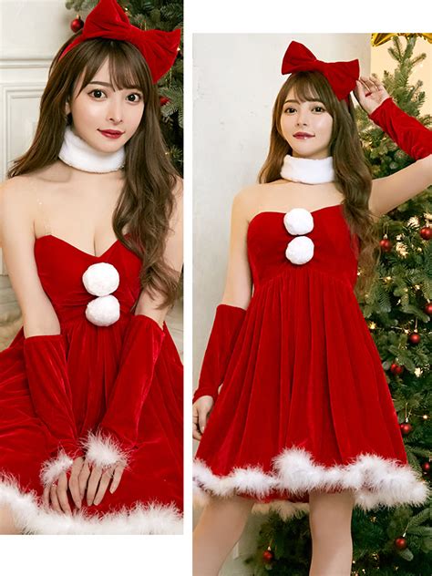 【楽天市場】サンタ コスプレ 衣装 コスチューム 大きいサイズ 赤 クリスマス セクシー かわいい エロ サンタコス 人気 キャバドレス