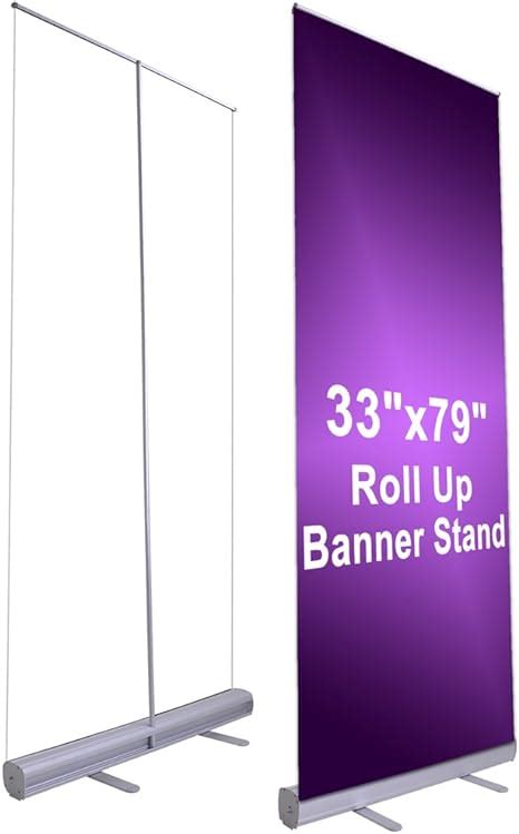 Custom Retractable Banner 33 X 81 Roll Up Banner Stand Custom