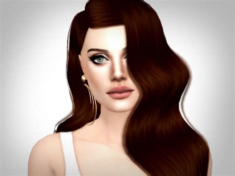 The Sims Resource Lana Del Rey By Softspoken • Sims 4 Downloads