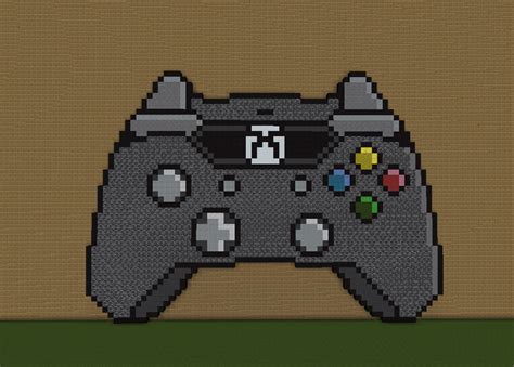 Xbox One Controller On Minecraft Pixel Art By Swordgaming