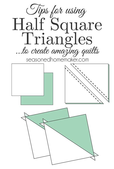 How To Make Easy Half Square Triangles Half Square Triangle Quilts