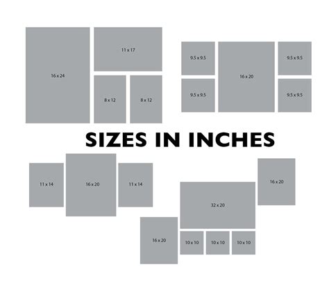 Helpful Photo Frame Size Conversion Chart For Standard Frame Sizes