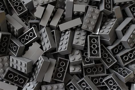 Lego Bricks Dark Grey 2x4 Part 3001 X 25 Buy Online At Best Price