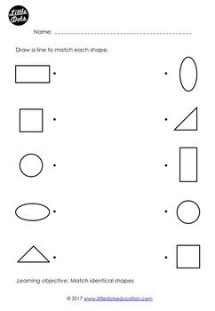 preschool worksheet gallery preschool shape matching worksheet