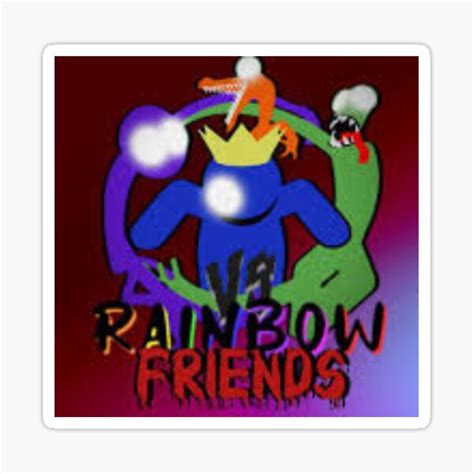 Rainbow Friends Game Sticker For Sale By Lara Kli Redbubble