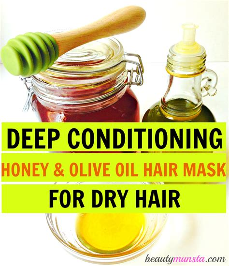 Honey And Olive Oil Hair Mask Deep Conditioning For Silky Tresses Beautymunsta Free