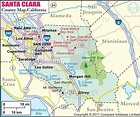Santa Clara California Map - Printable Maps