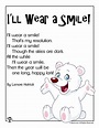 I'll Wear a Smile Short New Years Poem | Woo! Jr. Kids Activities ...