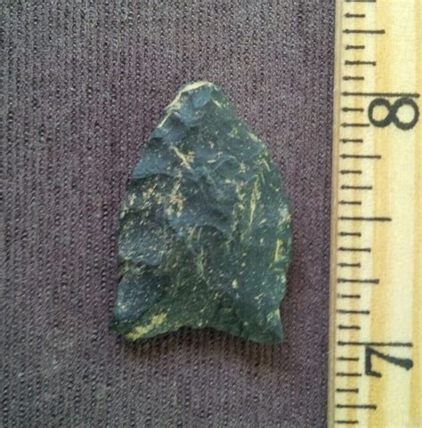 1 116 Paleo Hi Lo Pennsylvania Arrowhead Authentic Indian Artifact