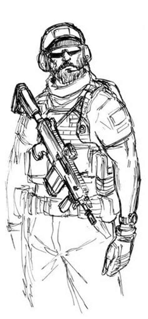 Military Man Drawing At Explore Collection Of