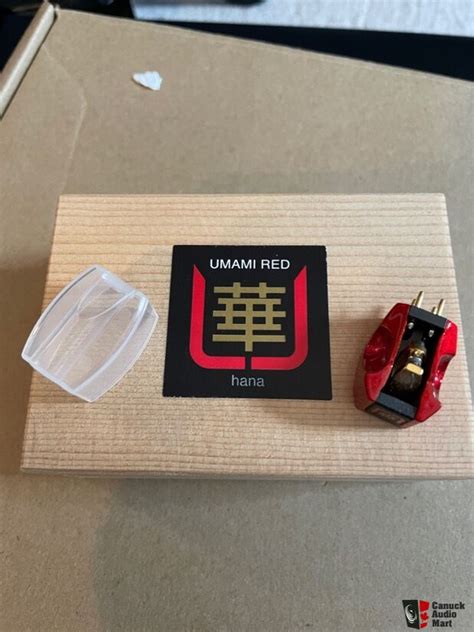 Hana Umami Red Moving Coil Cartridge 25 Hours For Sale Canuck Audio