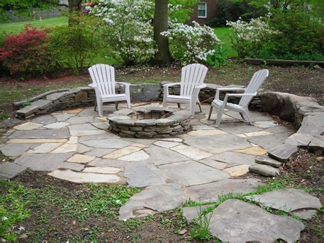How To Build A Stone Patio With A Fire Pit Naturefed
