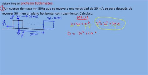 Ejercicios Y Problemas Resueltos De Física Dinámica 3 Youtube