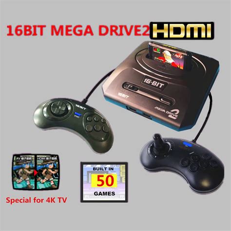 16 Bit Sega Md 2 Video Game Console With Us And Jp Mode Switchhd