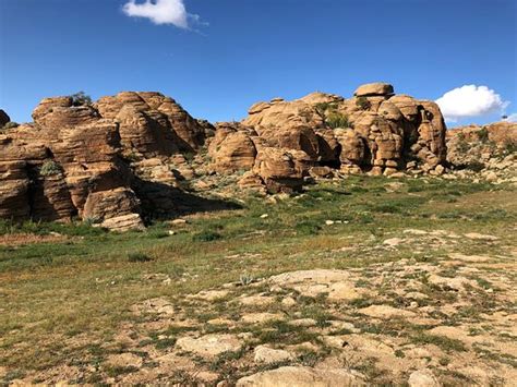 Baga Gazriin Chuluu Small Rock Formation Govi Altai Province 2021