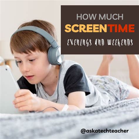 How Much Screen Time Is Okay For Kids On The Evenings And Weekends