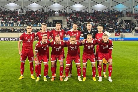 Lietuvos futbolo rinktinė Tautų lygos išlikimo kovoje kausis su Baltarusija