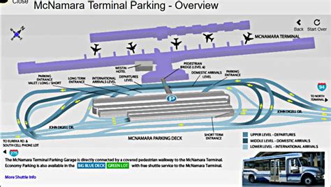 Detroit Airport Terminal Map Delta