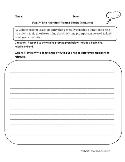 8th Grade Essay Writing Prompts Elementary School