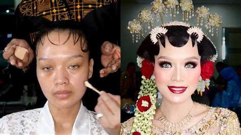 Berubah Wujud Cara Makeup Pengantin Jawa Kekinian Cantik Banget