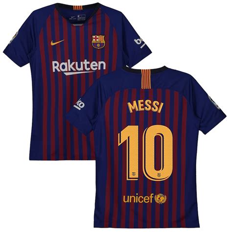 Barcelona Messi Jersey Nike Lionel Messi Fc Barcelona Authentic Vapor