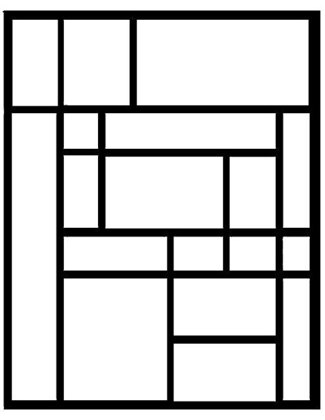 This brilliant coloring sheet will make a fantastic addition to your lessons on piet mondrian and his art. kleurplaat mondriaan in 2020 | Mondrian art, Mondrian ...
