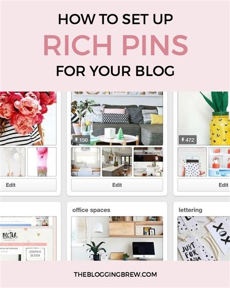 Set Up Rich Pins For Blogger And Wordpress Blog Pinterest For
