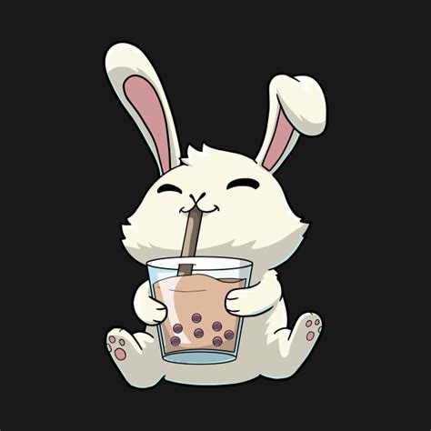 Bunny Boba Bubble Tea Kawaii Bunny T Shirt Teepublic