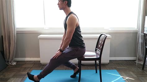 Chair Seated Hamstring Stretch Youtube