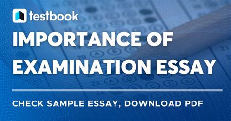 Importance Of Examination Essay In English Download Pdf