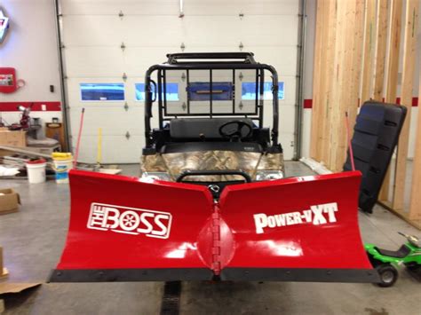 Kubota Rtv 900 With Boss V Plow Snow Plowing Forum