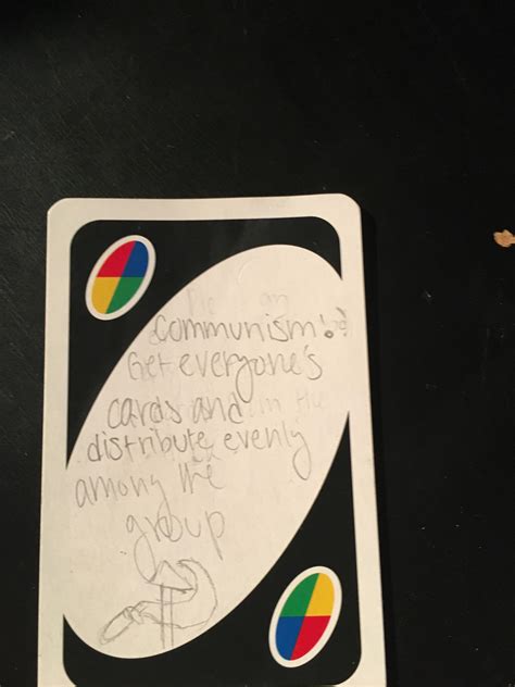 Choose a group to hear your message. Blank uno card
