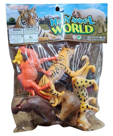 Plastic Animals Toys Set At Rs 85pack Plastic Animal Toy In New