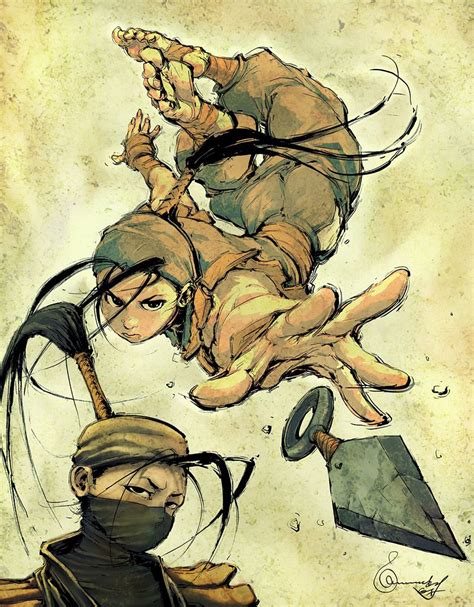 I Like Playing Ibuki On Street Fighter And This Is A Cool Picture