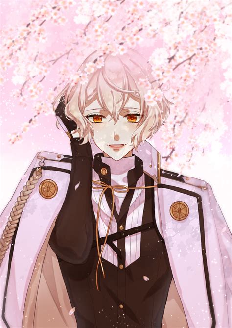 A man, unhappy with the work he has had to do in life, is involved in an unexpected event.! 【刀剣乱舞】"桜と兄者" / Illustration by "ふじ ゆう" pixiv #higekiri #髭切 #刀剣乱舞 #toukenranbu | Anime, Art