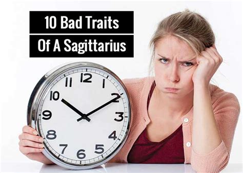 10 bad traits of a sagittarius zodiac sign revive zone