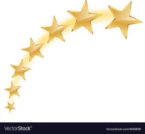 Stars Vector Shiny Gold Star Royalty Free Vector Image Vectorstock