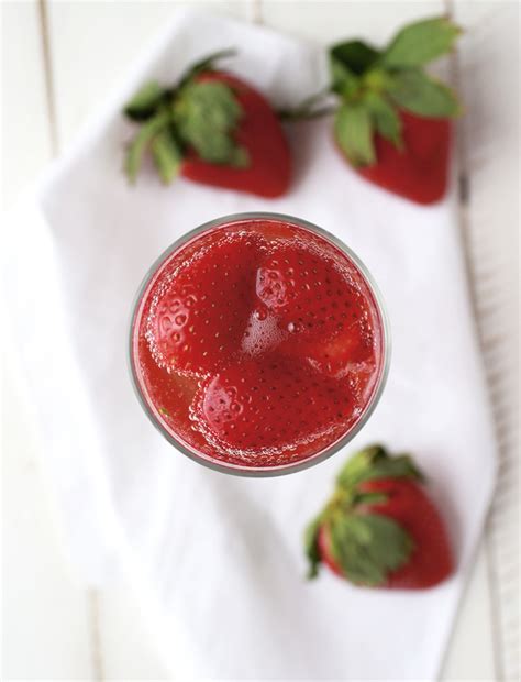 Everyone loved it and didn't miss. Strawberry Mock Champagne - The Merrythought